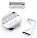 Tri-Groove Finish Handlebar Speedometer Mount for Harley-Davidson