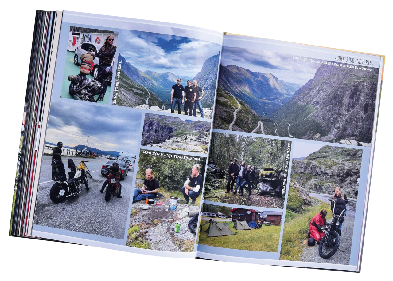 Chop, Ride &amp; Party Zwei Prozent Roadbooks