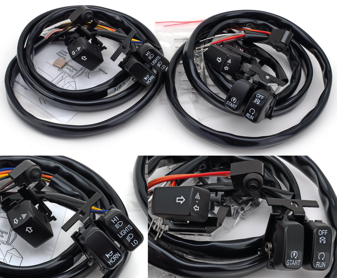 Conmutadores Ergonómicos Para Manillar Para Harley-Davidson