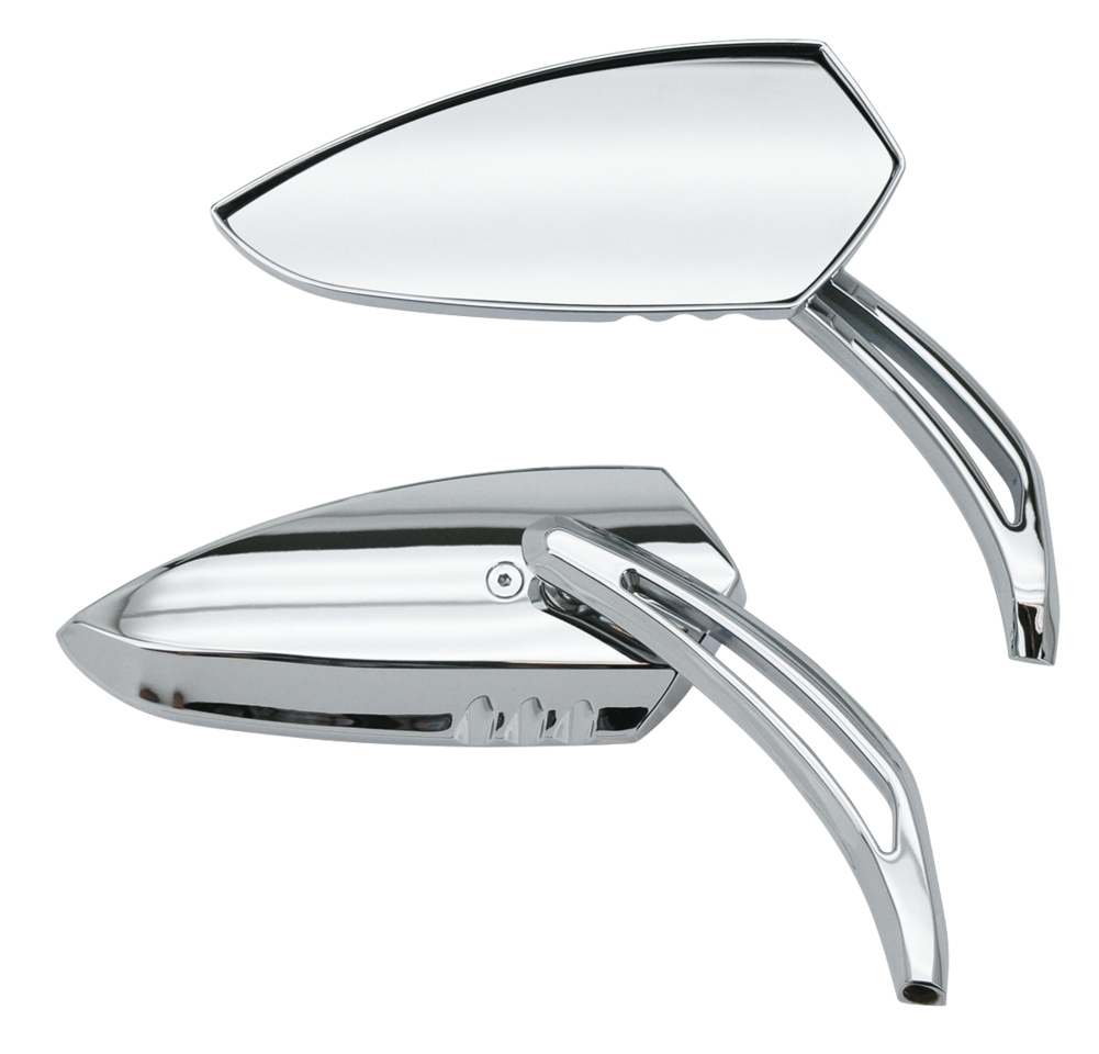 Chrome Shrike Mirrors For Harley Davidson