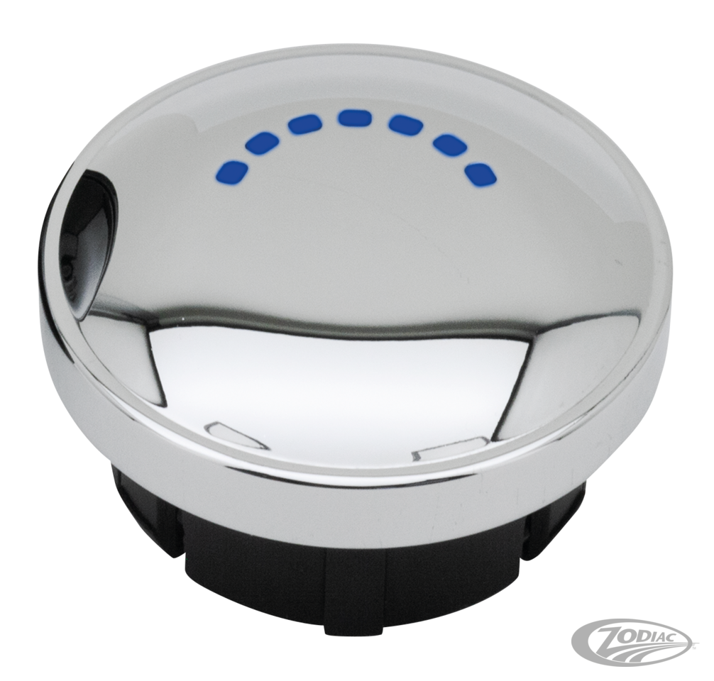 Chrome LED Fuel Indicator Cap For Harley-Davidson