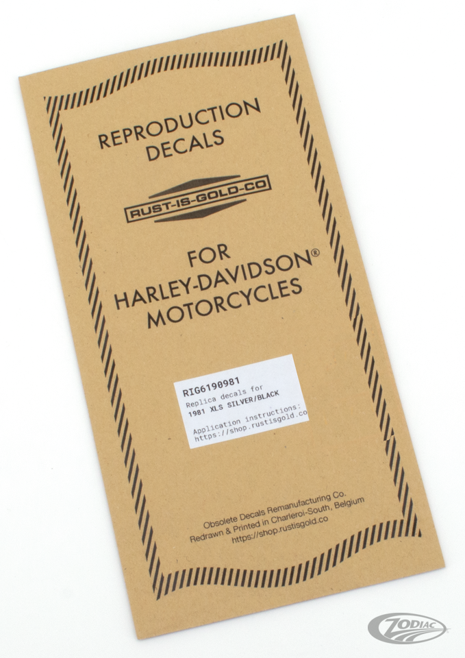 Réplica De Calcomanías Obsoletas De Rust Is Gold Co. Para Harley Davidson