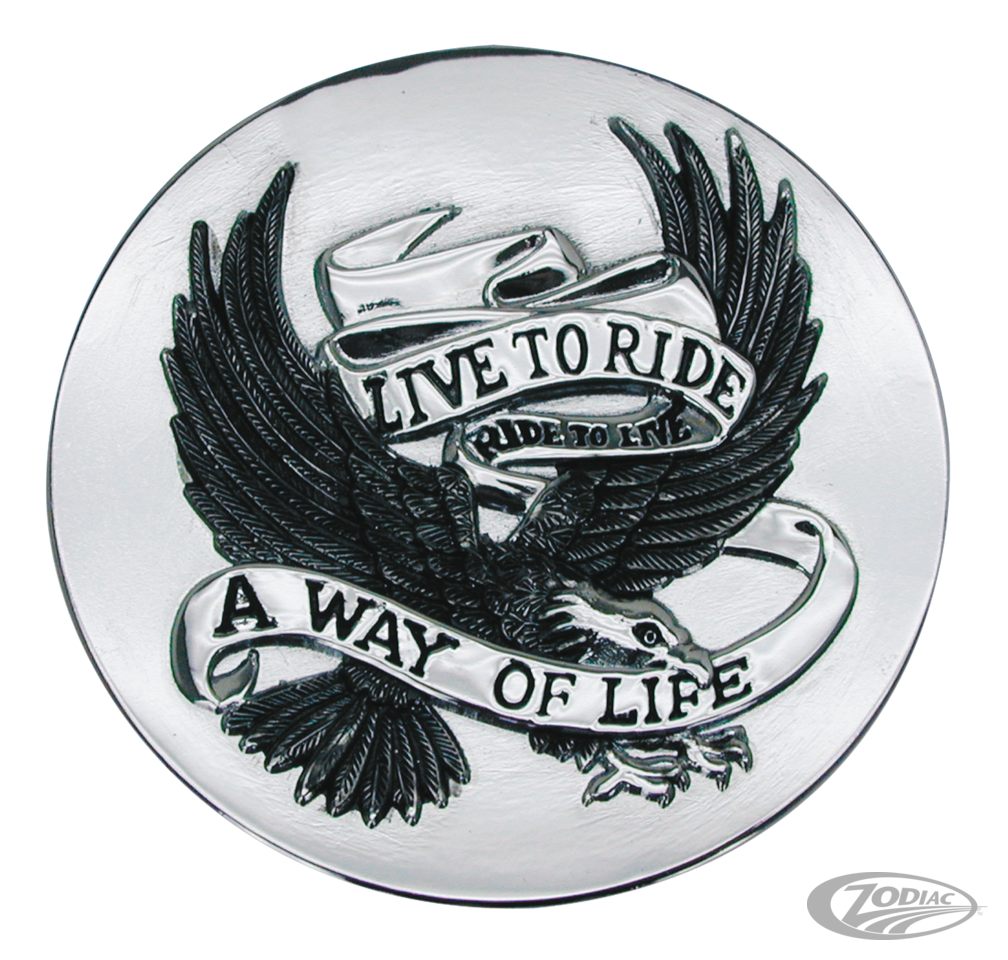 GZP Eagle Spirit adh. univ. emblem 3.5" For Harley-Davidson