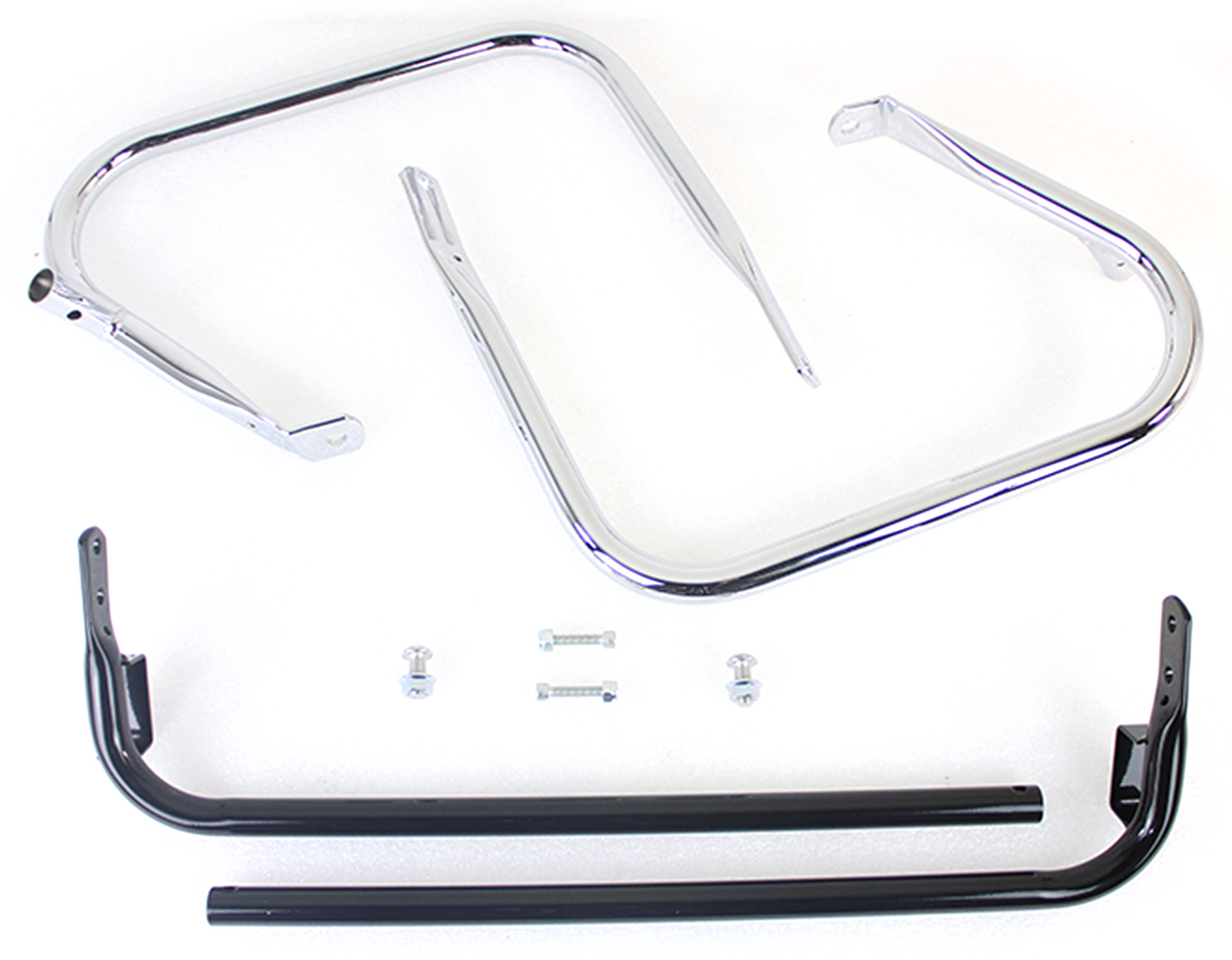 Standard Chrome Saddlebag Protectors for Harley Davidson