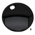 Schwarzglänzender Tankdeckel FLH/T92-07 für Harley-Davidson