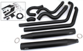 Escape True Dual ajustable negro para Harley Davidson Softail Twin Cam