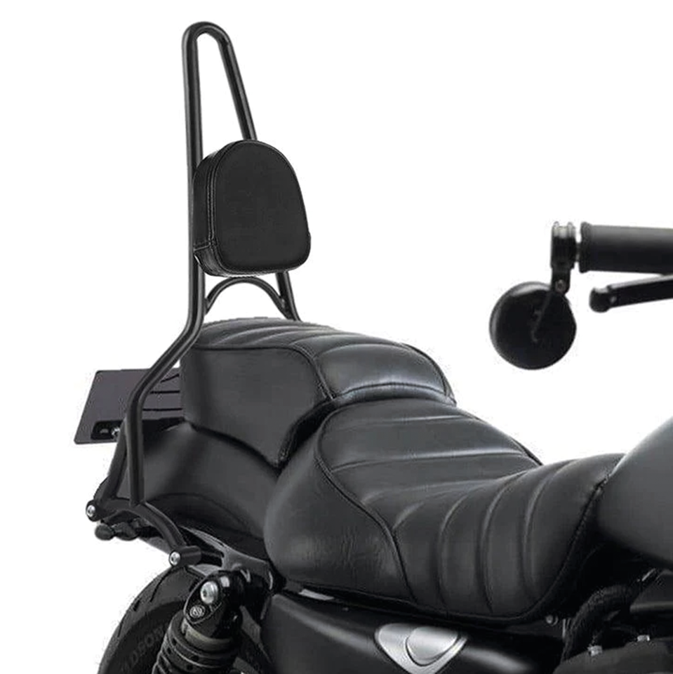 Anschraubbare hohe Rückenlehne mit Polster für Harley-Davidson