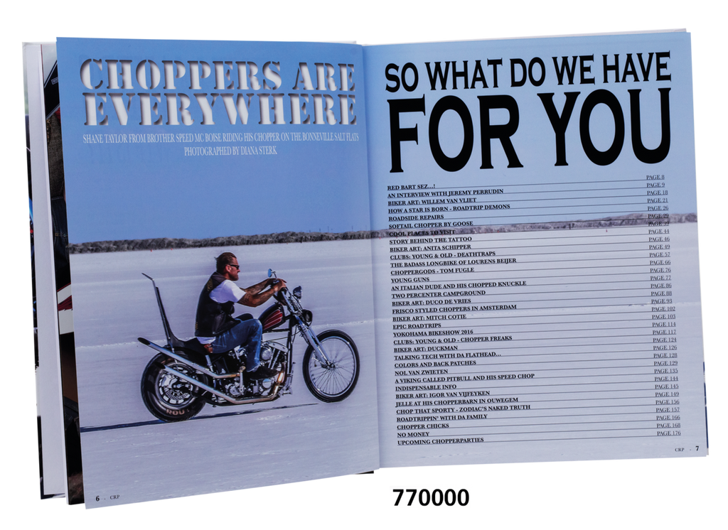 Chop, Ride &amp; Party Two Percent Roadbooks