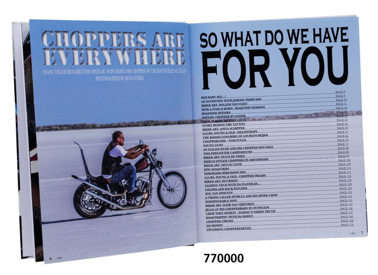 Chop, Ride &amp; Party Two Percent Roadbooks