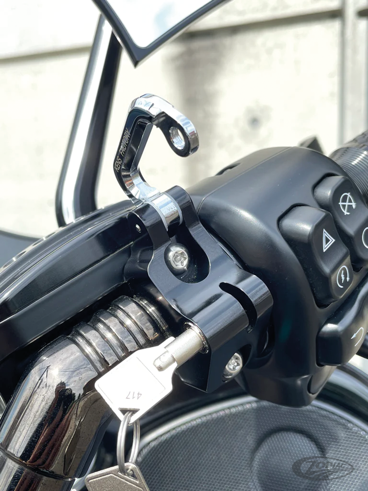 Helmet block mounted in Ken's Factory Manager for Harley Davidson