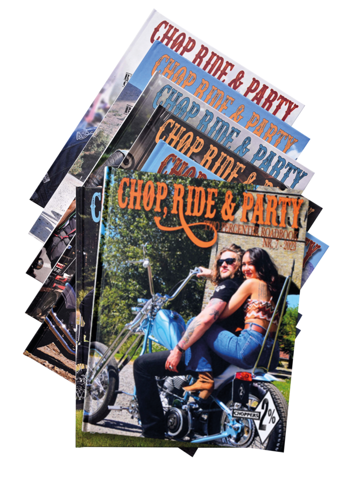 Chop, Ride &amp; Party Two Percent Roadbooks