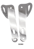 Chrome Tie-Down Brackets for Harley-Davidson