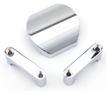 Soporte Para Velocímetro De Manillar Chr De 1,5" Liso Para Harley-Davidson
