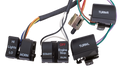 Komplette H-Lenker-Züge mit schwarzen Schaltern 82-95 für Harley-Davidson