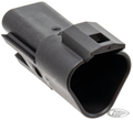 3 Pole black pin housing For Harley-Davidson