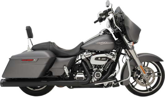 KHROME WERKS 4.50" HP-PLUS® SLIP-ON MUFFLERS FOR HARLEY-DAVIDSON 2017 - 2020 Black/Black HP-Plus® Slip-On Mufflers