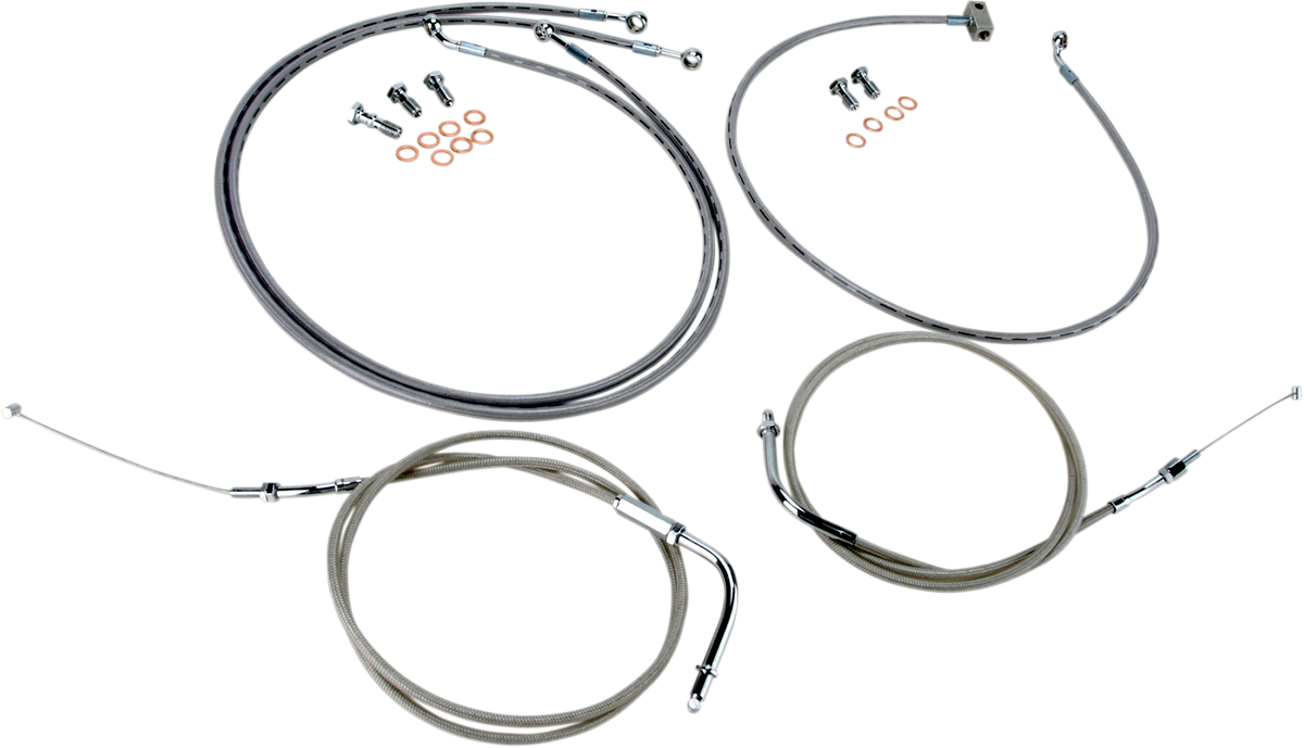 BARON HANDLEBAR CABLE AND LINE KITS CBL LINE KT 12" RDLINER