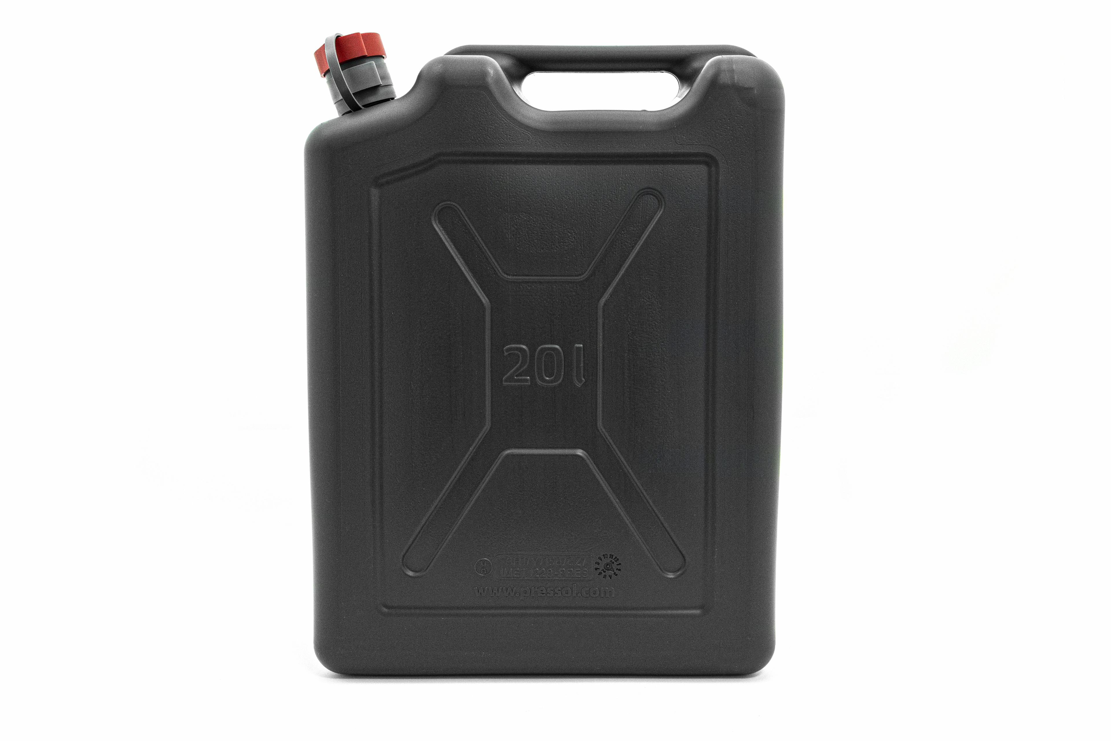 20-liter fuel cans with flexible spouts