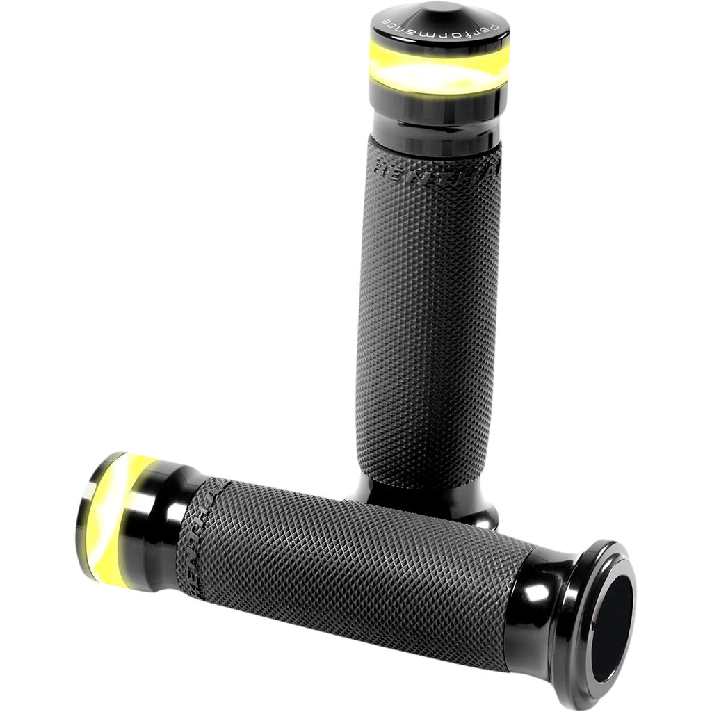 Vision Series Countour Grips mit LED-Blinkern für Harley Davidson