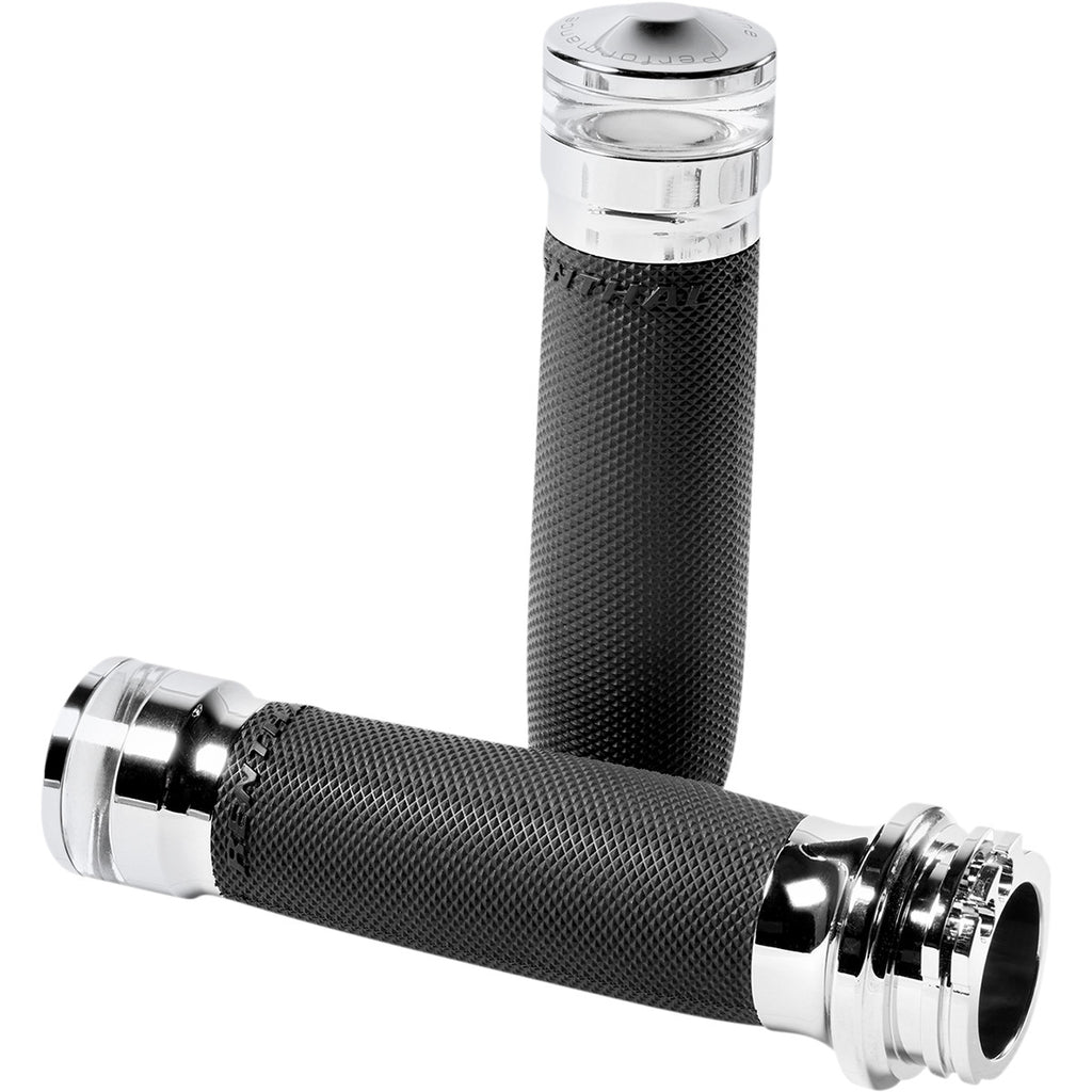 Vision Series Countour Grips mit LED-Blinkern für Harley Davidson