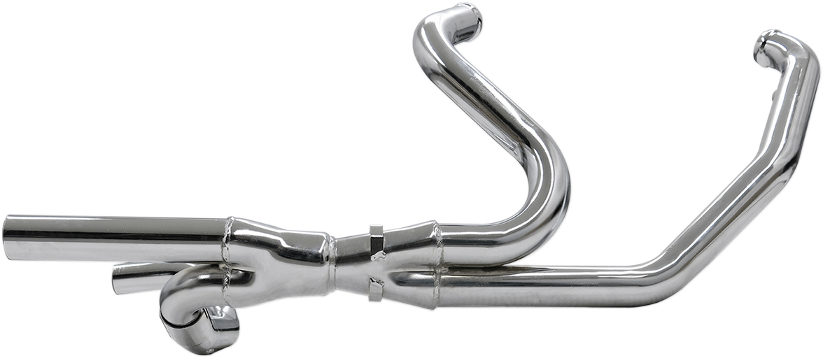 BASSANI XHAUST CHROME 2X2 DUAL HEADPIPES FOR HARLEY-DAVIDSON 2009 - 2013 Chrome 2X2 Dual Headpipes