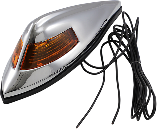 DRAG SPECIALTIES NOSTALGIC FRONT FENDER LIGHT NOST AMBER FR FNDR LITE