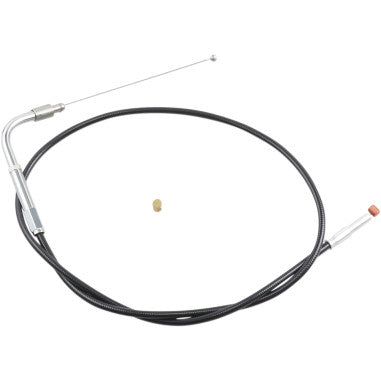 BLACK VINYL THROTTLE AND IDLE CABLES FOR HARLEY-DAVIDSON