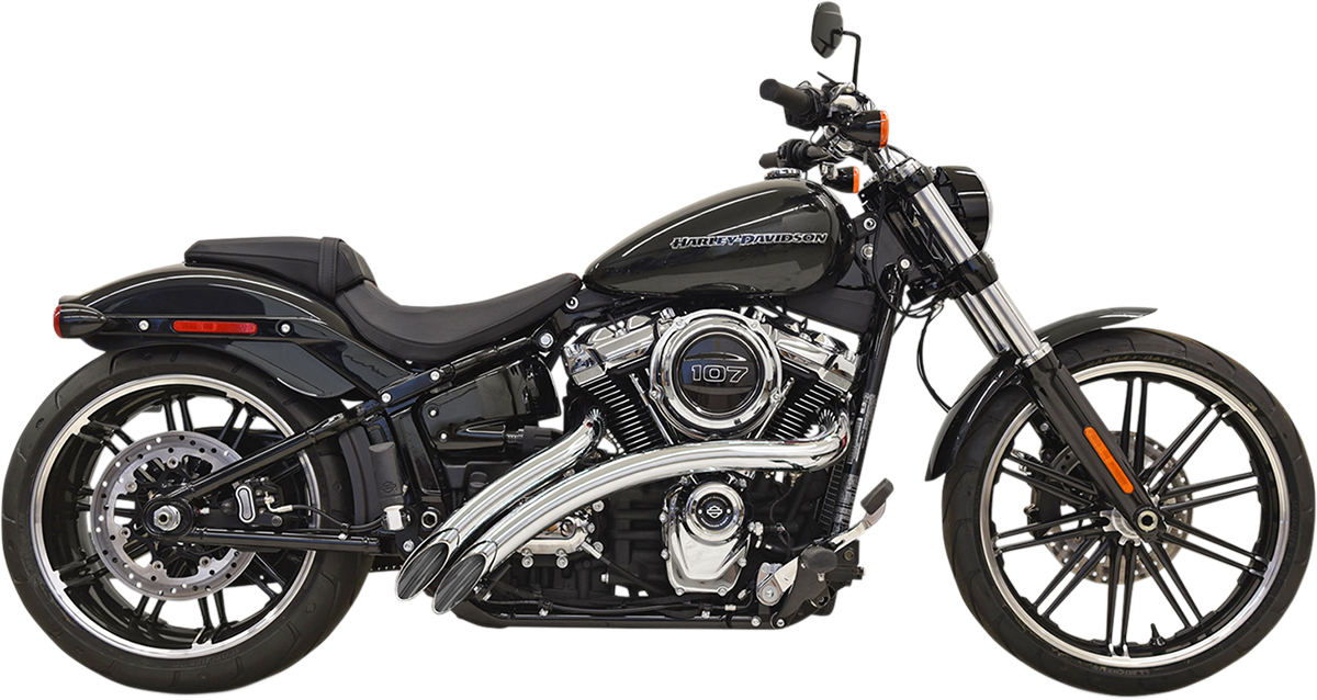 BASSANI XHAUST RADIAL SWEEPERS FOR HARLEY-DAVIDSON 2018 Chrome Radial Sweepers Exhaust System