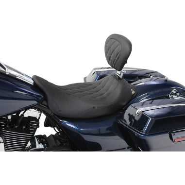 WIDE TRIPPER™​ SOLO SEAT WITH REMOVABLE DRIVER BACKREST FOR HARLEY-DAVIDSON