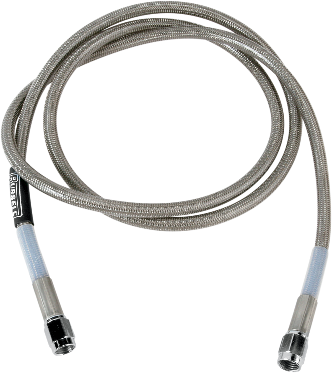 RUSSELL UNIVERSAL BRAIDED STAINLESS STEEL BRAKE LINES SS DOT BRAKE LINE 52"W/CL