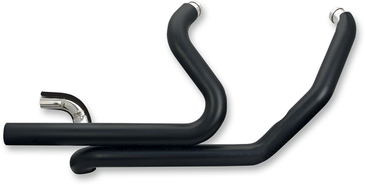 S&S CYCLE POWER TUNE DUAL HEADER SYSTEMS FOR HARLEY-DAVIDSON 1995 - 2008 HEADPIPES BLK 95-08FLT