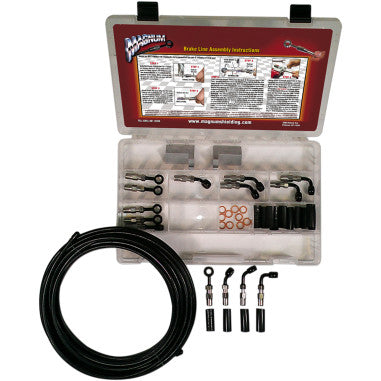 BYO® BUILD-YOUR-OWN DOT BRAKE LINE BUILDER KITS FOR HARLEY-DAVIDSON