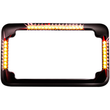 SLICK SIGNALS LICENSE PLATE FRAMES FOR HARLEY-DAVIDSON