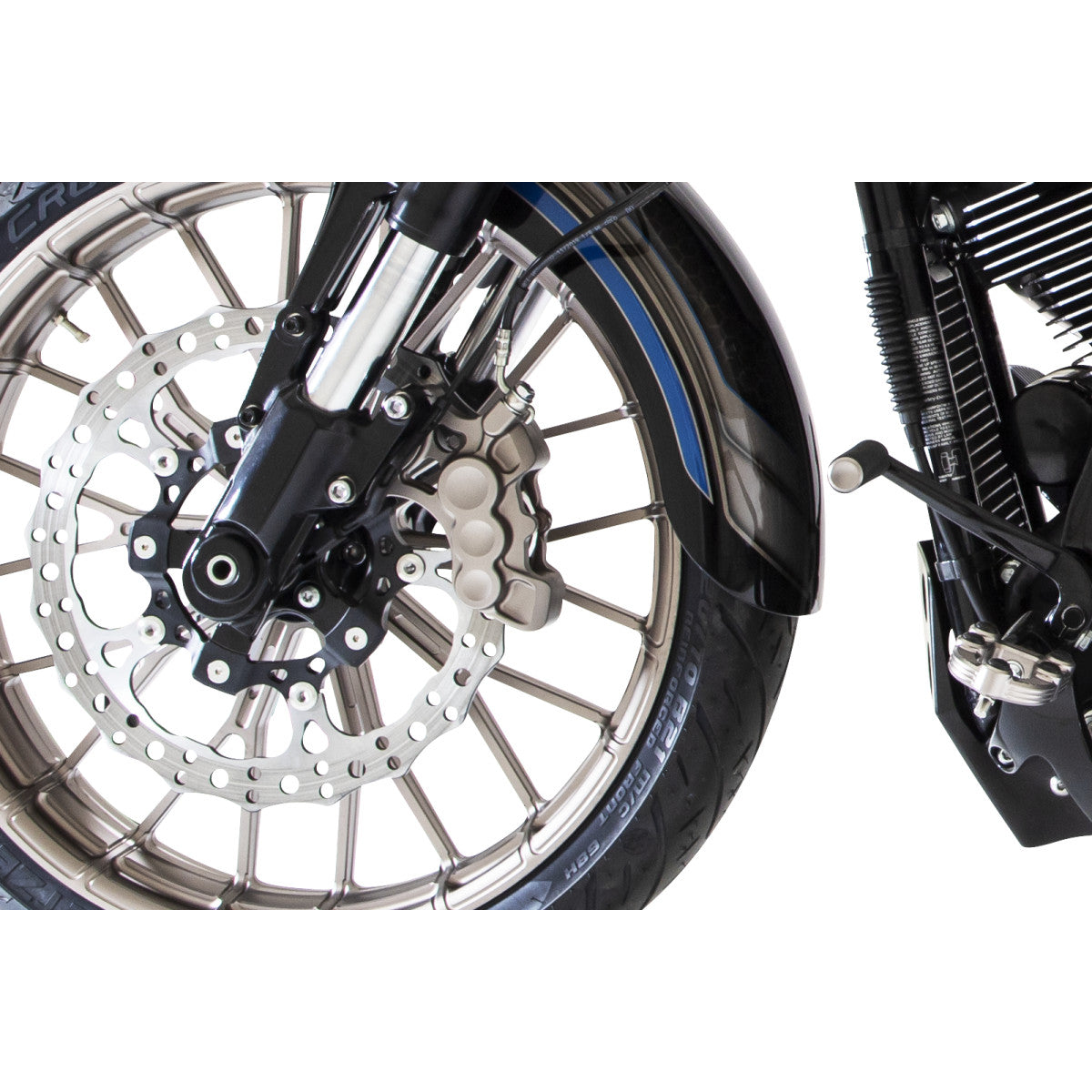Six-Piston Differential Bore Front Brake Calipers For Harley Davidson