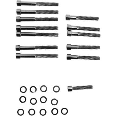 BLACK CHROME SOCKET-HEAD BOLT SETS FOR HARLEY-DAVIDSON