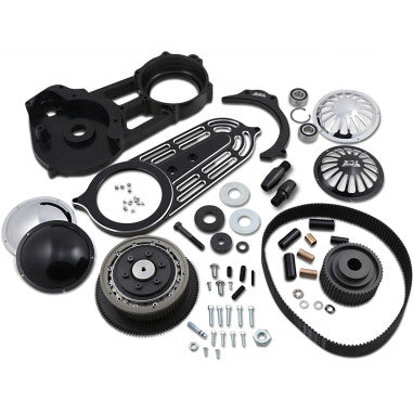 2" BELT DRIVE KITS WITH CHANGEABLE DOMES FOR HARLEY-DAVIDSON