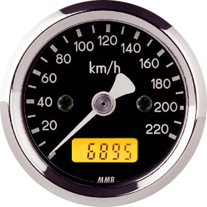 Mini Cuentakilometros MMB 48mm Basic Speedometer Universal 220 km/h