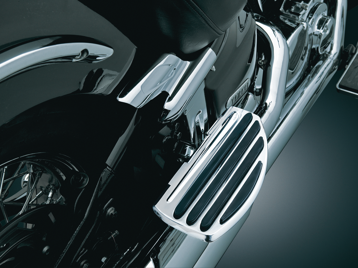 KURYAKYN ISO®​ DRIVER AND PASSENGER FLOORBOARDS WITH SPLINED ADAPTER MOUNTS BOARDS ISO PASS +1 TALLER