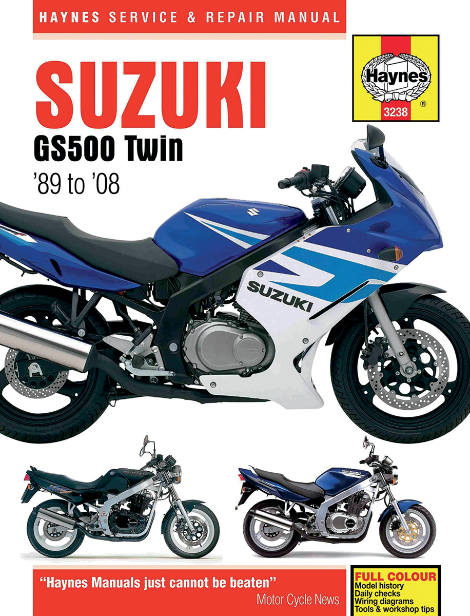 HAYNES MOTORCYCLE REPAIR MANUALS MANUAL SUZ GS500E