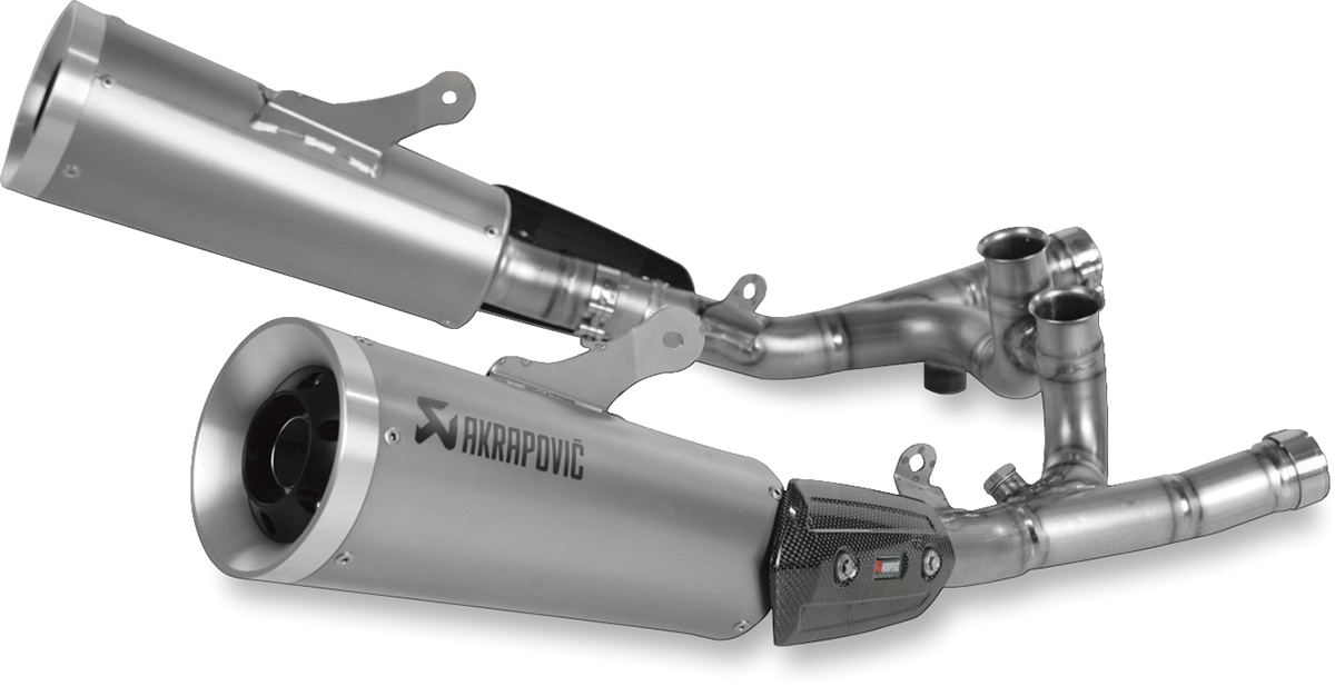 AKRAPOVIC SLIP-ON SERIES MUFFLERS COLLECTOR TI VMAX 2009