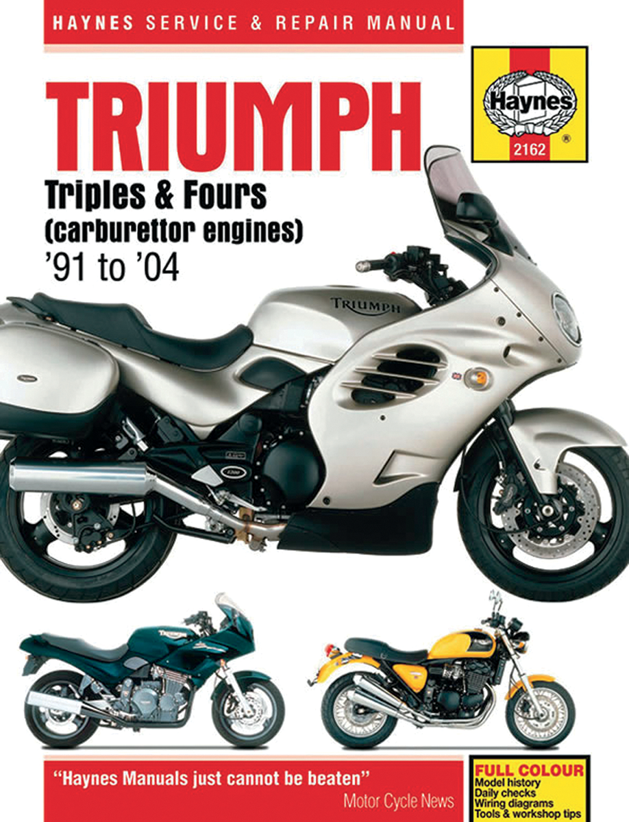 HAYNES MOTORCYCLE REPAIR MANUALS MANUAL TRI 750TRIP 1200