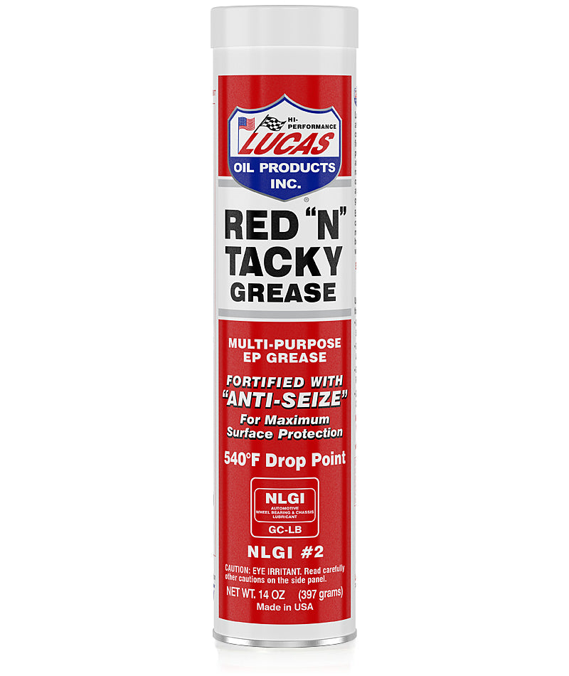 Cartucho Grasa Alto Rendimiento Lucas Red 'N' Tacky Grease Cartridge NLGI #2