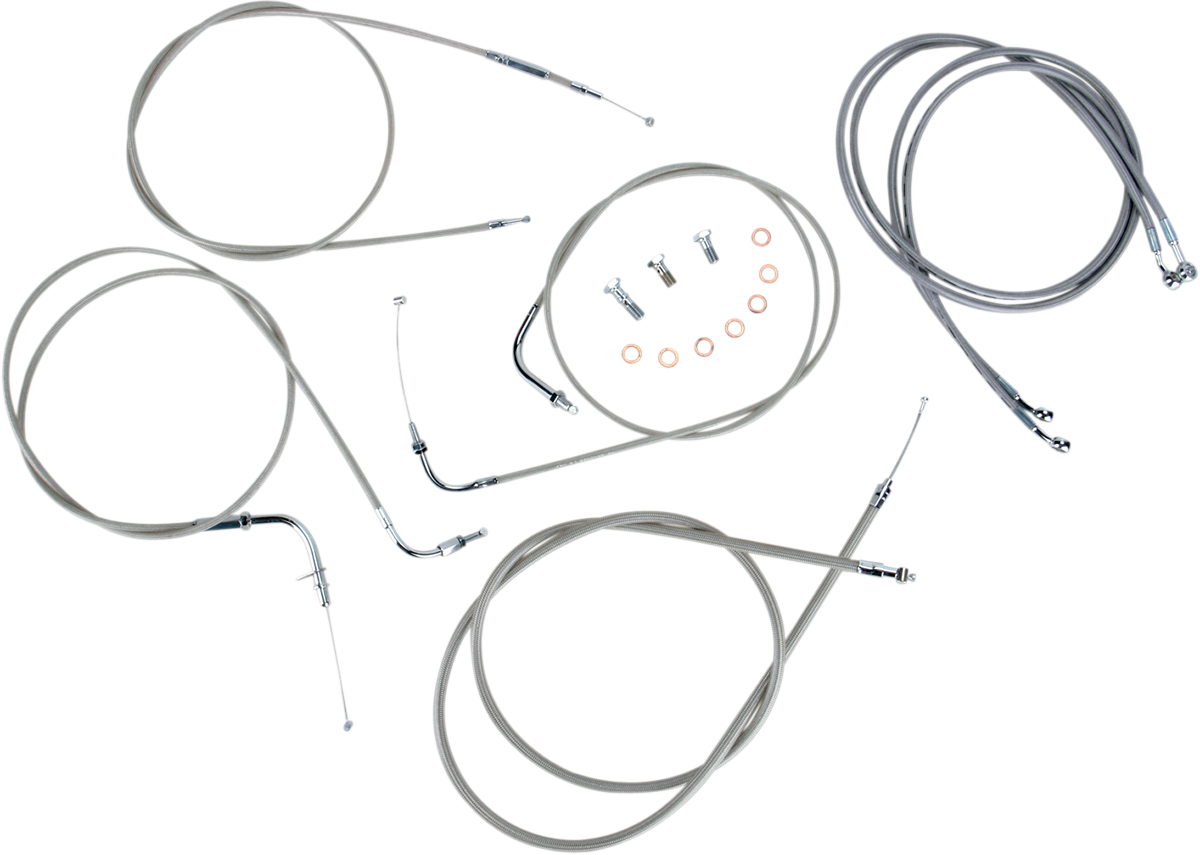 BARON HANDLEBAR CABLE AND LINE KITS CBL LINE KT 18" XVS1100CU