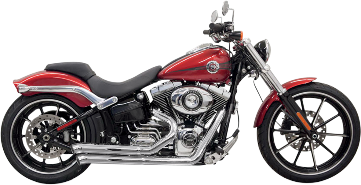 BASSANI XHAUST PRO-STREET SYSTEMS FOR HARLEY-DAVIDSON 2013 - 2017 Chrome Pro-Street Exhaust System
