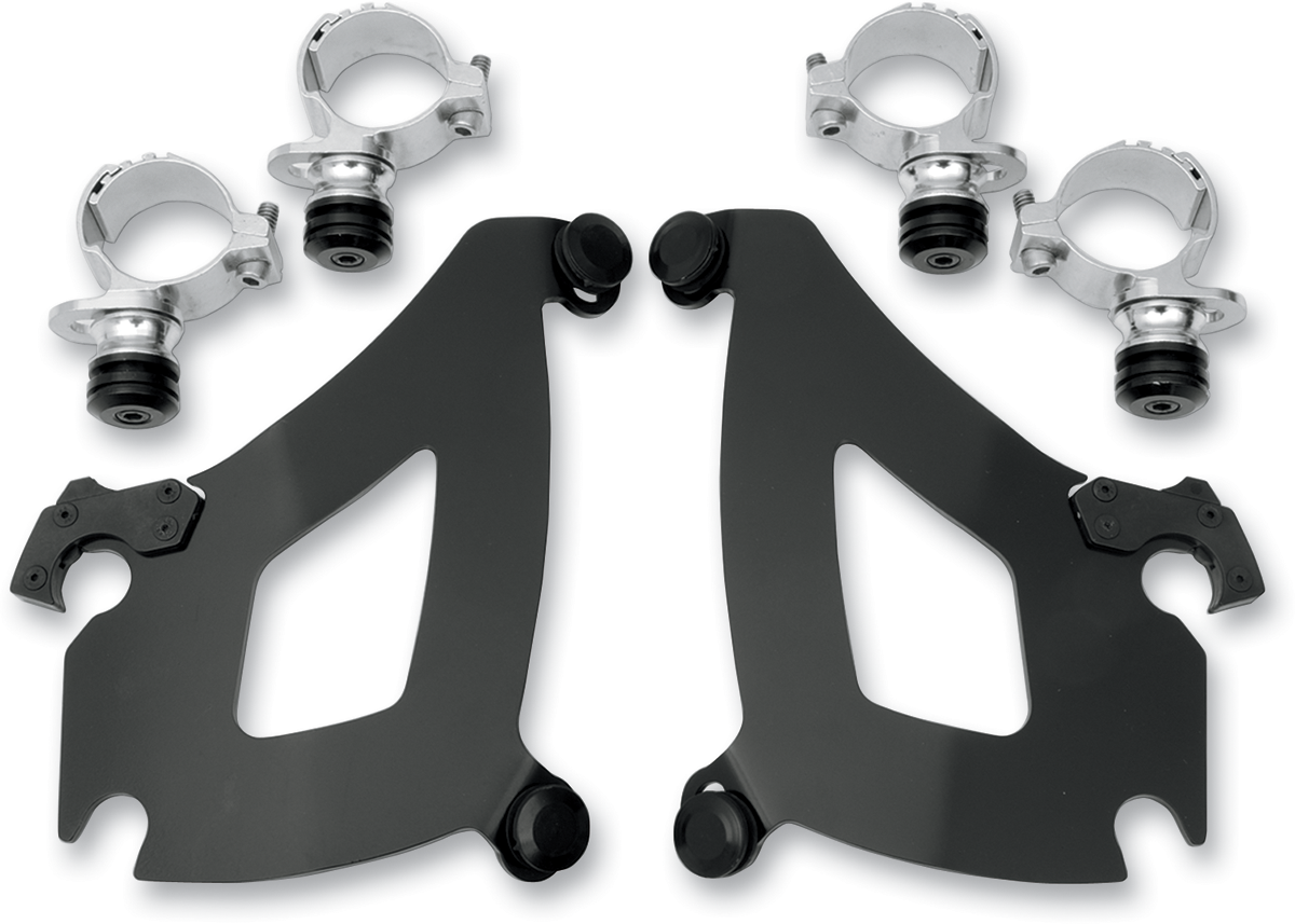 MEMPHIS SHADES METRIC MEMPHIS SHADES BULLET FAIRINGS MNT KIT BUL VT1300CS BLK