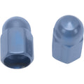 Pareja De Tapones De Valvula Anodizados Barnett Blue custom Valve Stem Caps