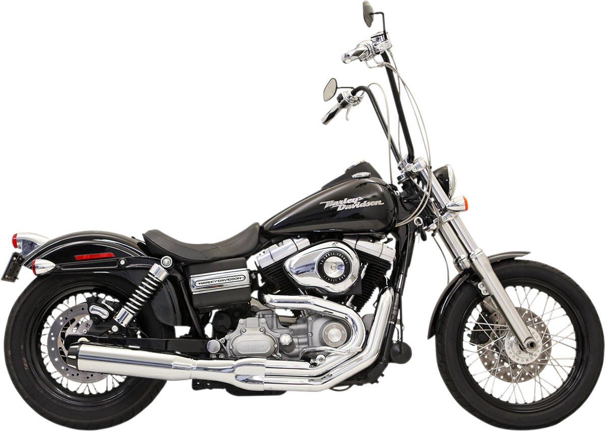 BASSANI XHAUST ROAD RAGE II B1 POWER 2-INTO-1 SYSTEMS FOR HARLEY-DAVIDSON 1995 - 2000 Chrome Road Rage II B1 Power 2-Into-1 Exhaust System