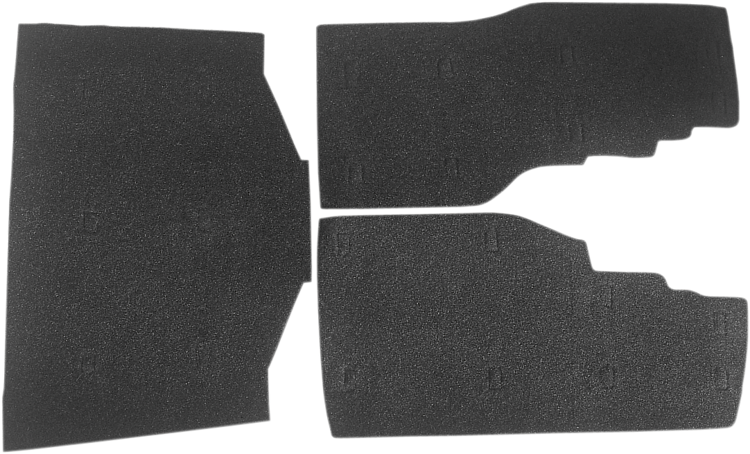 DRAG SPECIALTIES SADDLEBAG/TOURBOX FLOOR MATS TBOX&SBAG FLRMATS 88-98GL