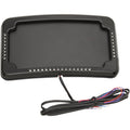 CURVED 3-HOLE LICENSE PLATE MOUNTS WITH LIGHTED FRAME FOR HARLEY-DAVIDSON