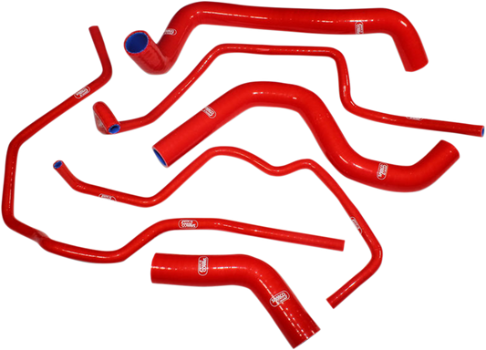 SAMCO SPORT RADIATOR HOSE KITS AND CLAMP KITS RADIATOR HOSE KIT TRI RED